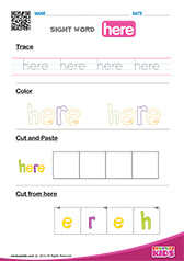 Sight Word "here"